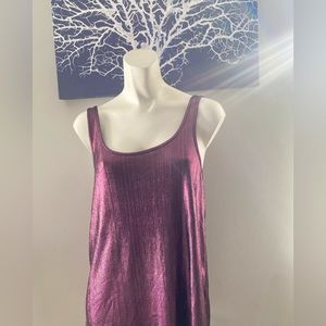 Metallic Shimmery Tank Top